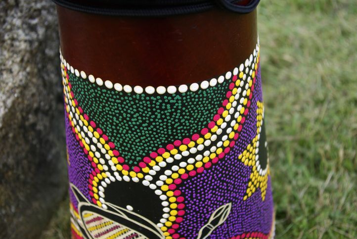 Africký buben Djembe - 70 cm - ručně malovaný