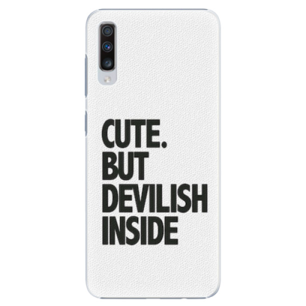Plastové pouzdro iSaprio - Devilish inside - Samsung Galaxy A70