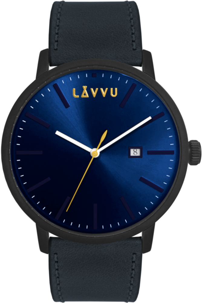 Modré pánské hodinky LAVVU COPENHAGEN POLO BLUE