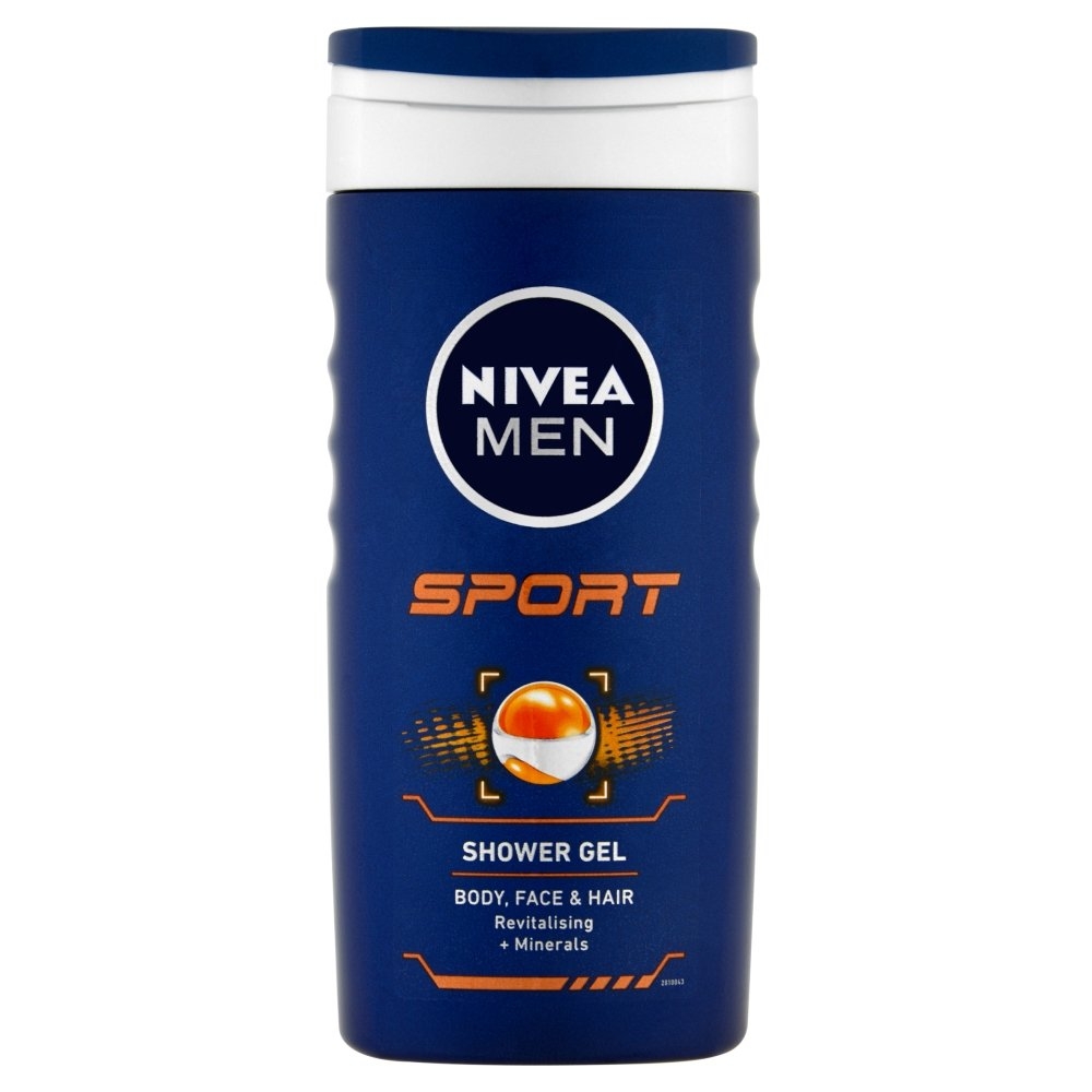 Nivea Men Sport sprchový gel na tvář, tělo a vlasy 250 ml