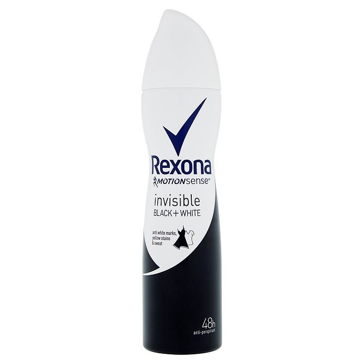 Rexona Motionsense Invisible black + white antiperspirant sprej 150 ml