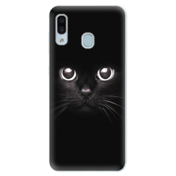 Silikonové pouzdro iSaprio - Black Cat - Samsung Galaxy A30