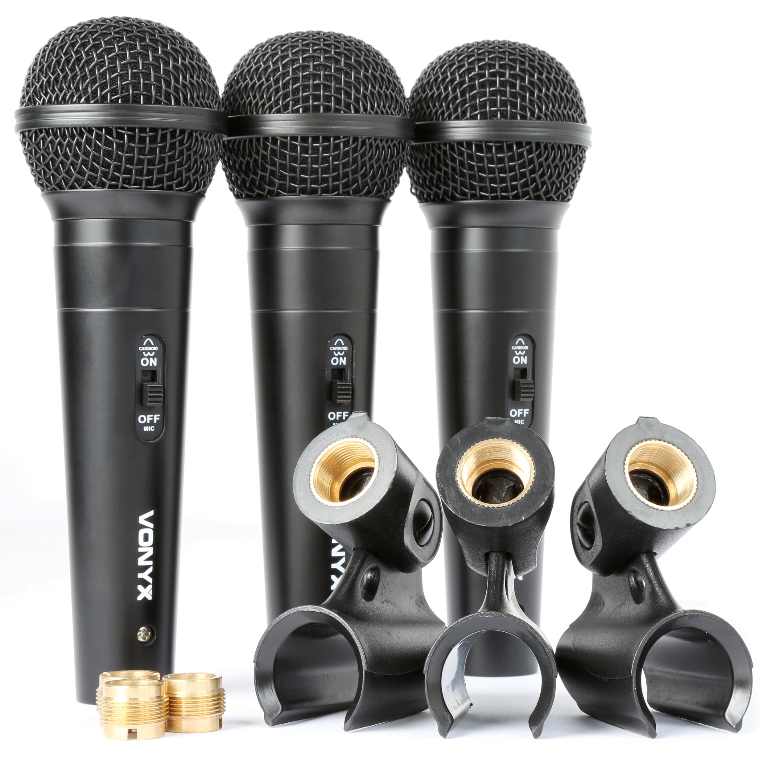 Vonyx Mikro set, sada 3 dynamických mikrofonů