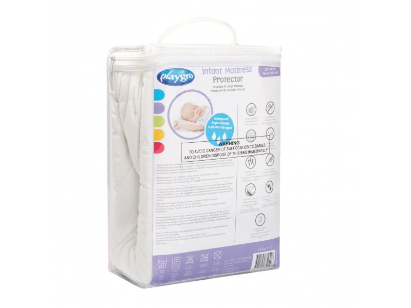 Playgro - Chránič na dětské matrace - Prošívaná bavlna 60 x 120