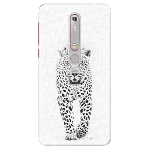 Plastové pouzdro iSaprio - White Jaguar - Nokia 6.1