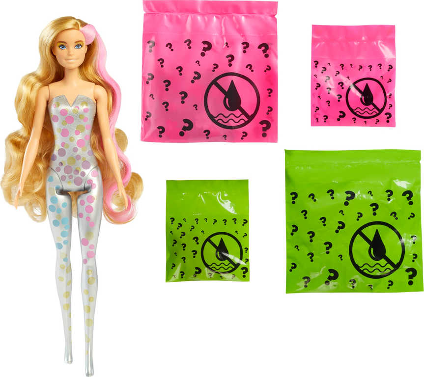 MATTEL BRB Panenka Barbie Color Reveal 5 překvapení různé druhy v tubě