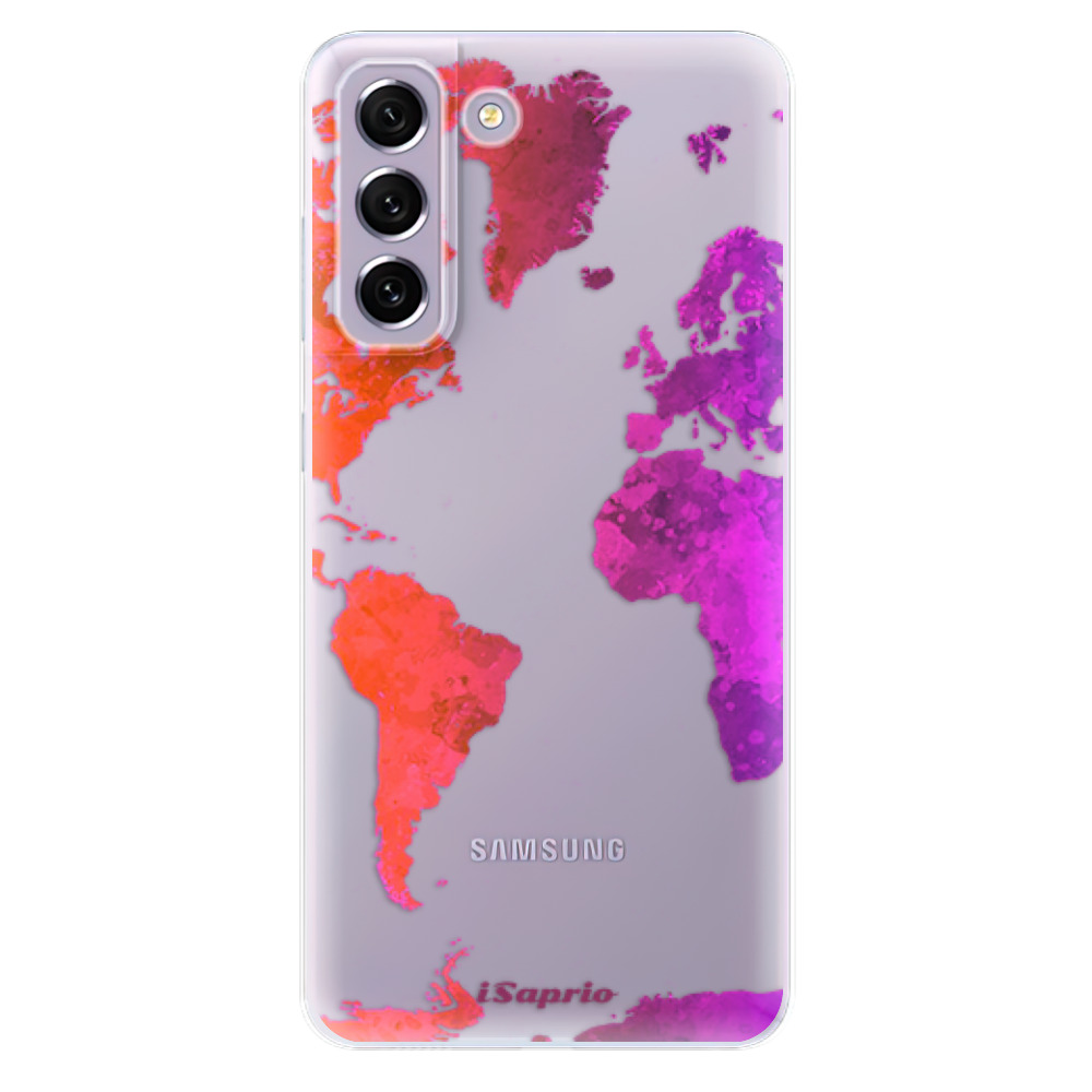 Odolné silikonové pouzdro iSaprio - Warm Map - Samsung Galaxy S21 FE 5G
