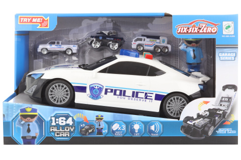 Policejní auto 2v1 na baterie