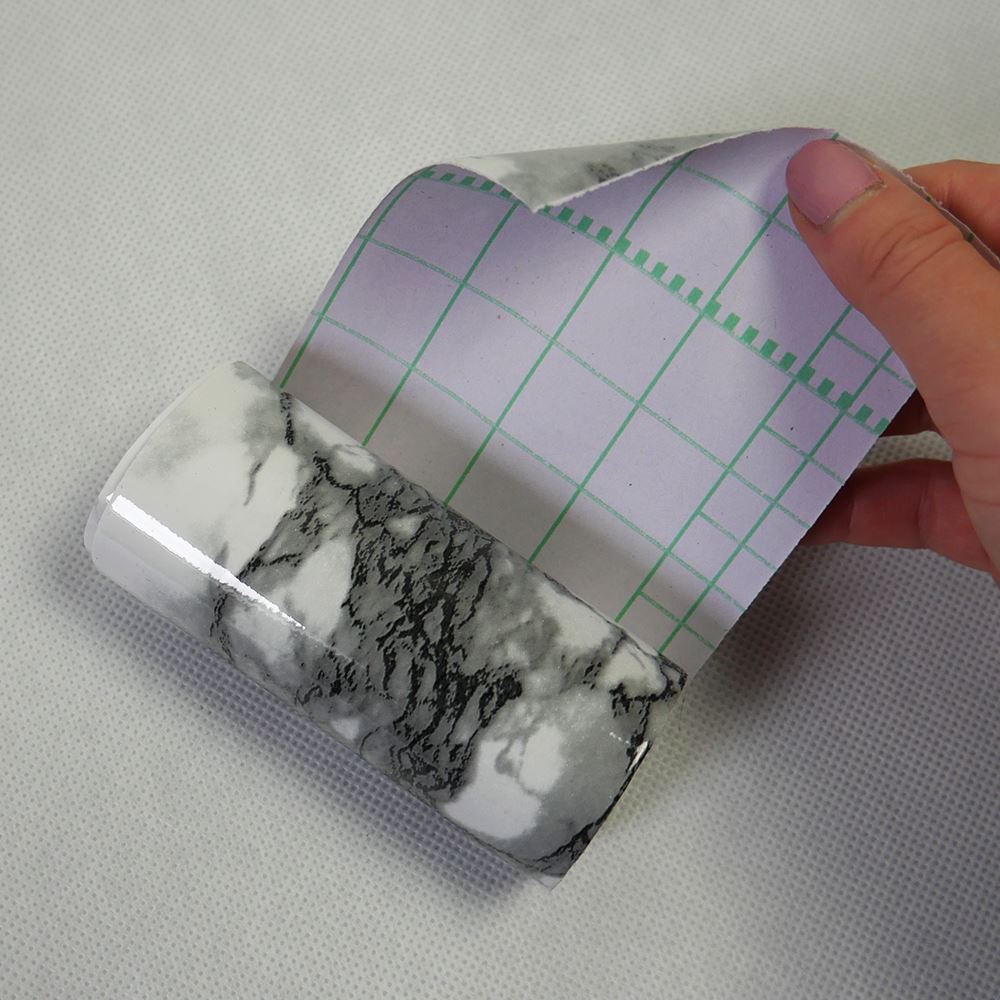 4Leaders Domácnost - Dekorační lepící páska - bílý mramor