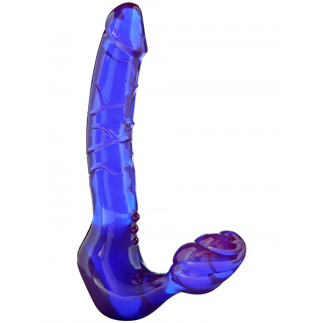 Realistický masturbátor s análním stimulátorem Bend Over Boyfriend Purple