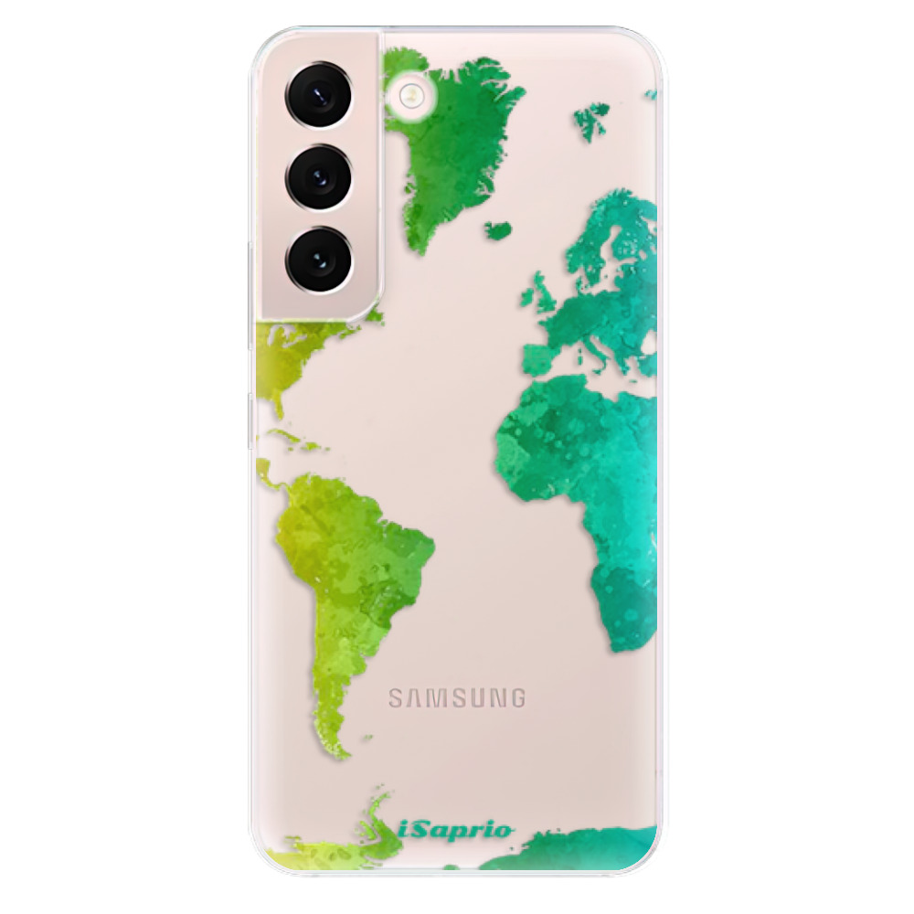 Odolné silikonové pouzdro iSaprio - Cold Map - Samsung Galaxy S22+ 5G