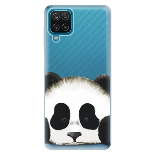 Odolné silikonové pouzdro iSaprio - Sad Panda - Samsung Galaxy A12
