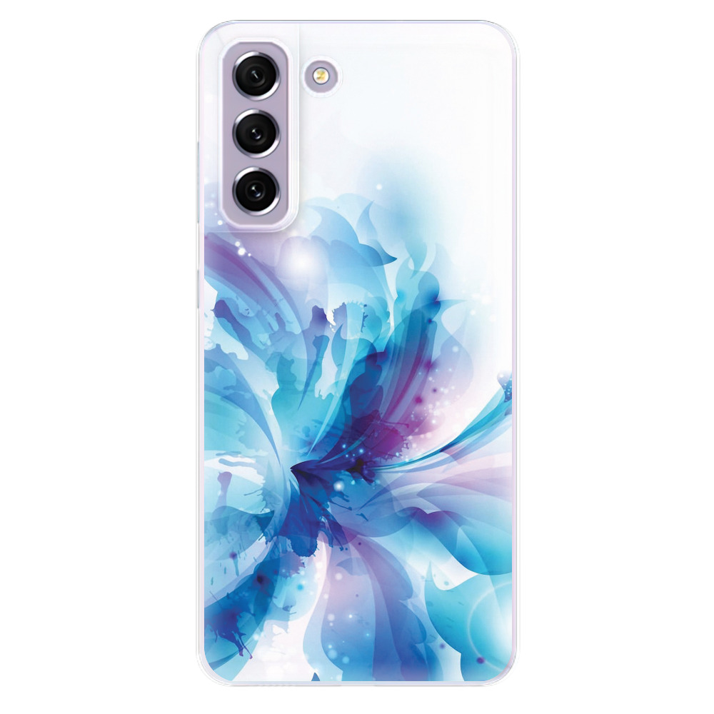 Odolné silikonové pouzdro iSaprio - Abstract Flower - Samsung Galaxy S21 FE 5G