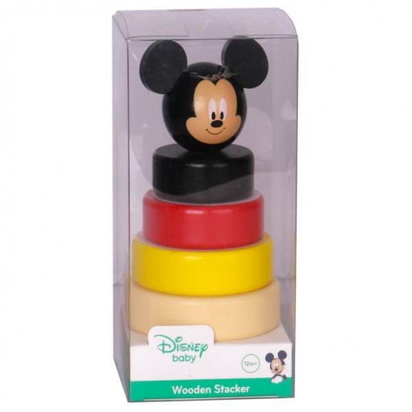 Dřevěná pyramida Disney skládačka - Mickey Mouse