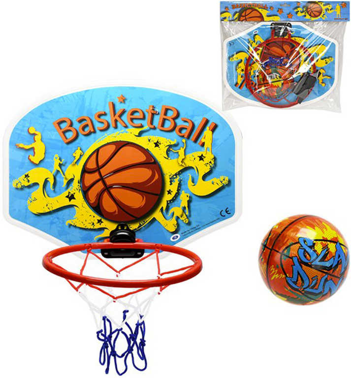 Basketbalový set koš 34x25cm + míček na košíkovou