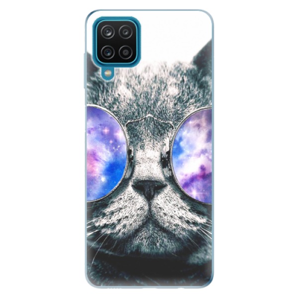 Odolné silikonové pouzdro iSaprio - Galaxy Cat - Samsung Galaxy A12