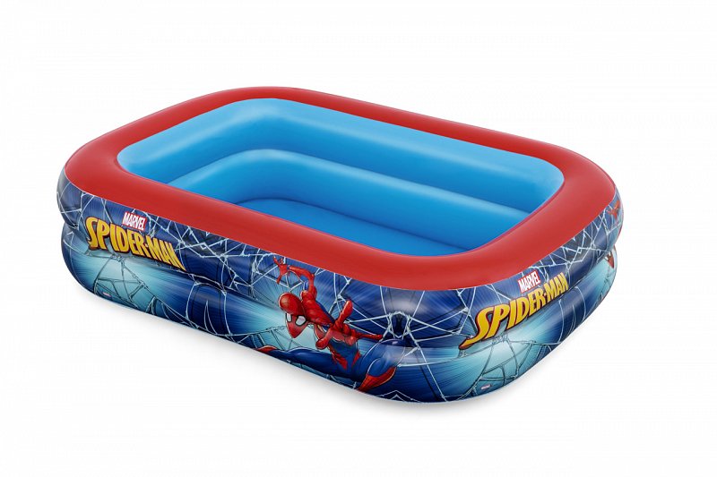 Bestway - Nafukovací bazén obdélníkový Spiderman - 200x146x48
