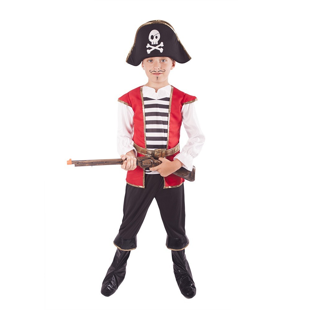 Dětský kostým pirát s kloboukem (L)