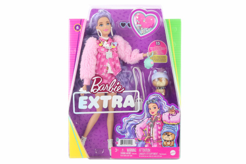Barbie Extra - Ffialové vlasy GXF08