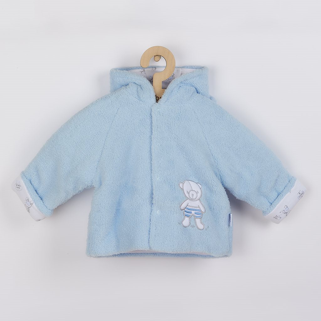 Zimní kabátek New Baby Nice Bear - modrá/62 (3-6m)