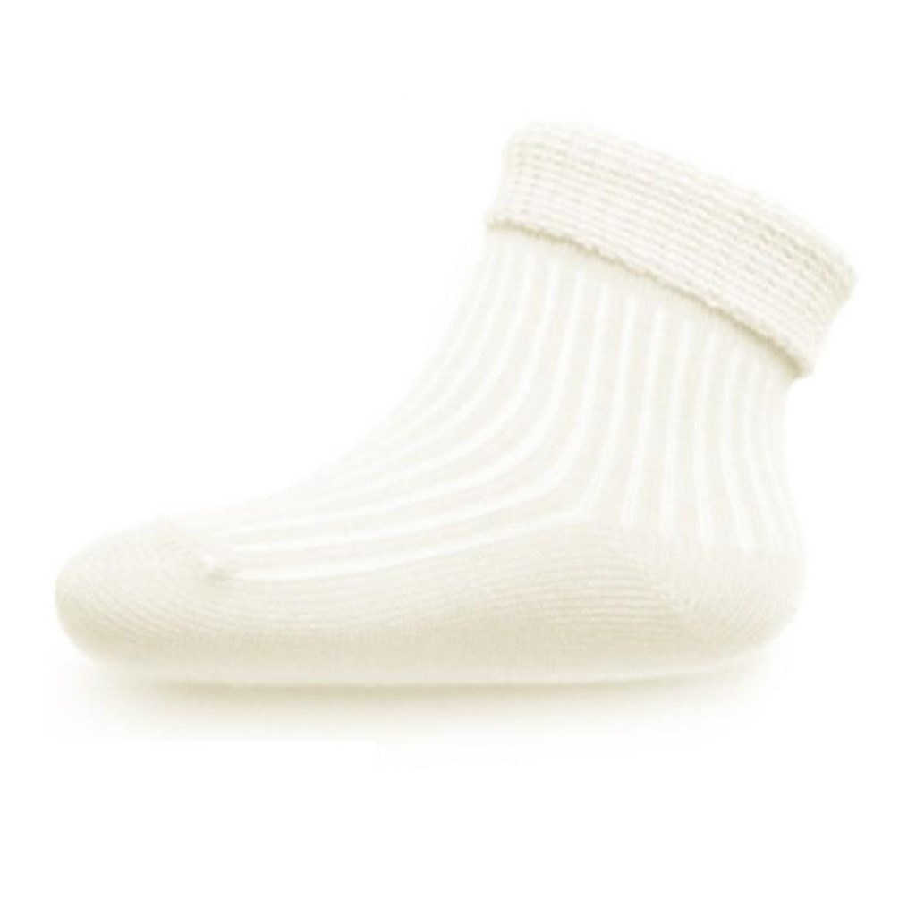 Kojenecké pruhované ponožky New Baby - cappuccino - béžová/74 (6-9m)