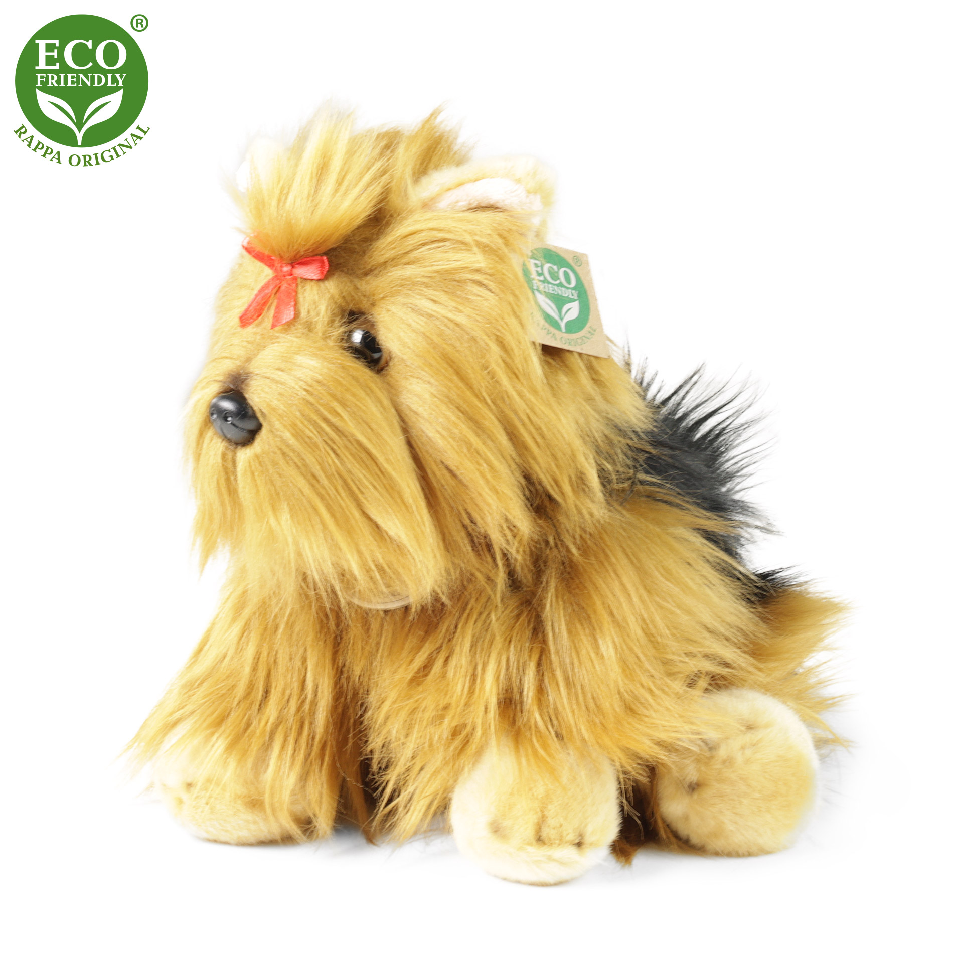 Rappa Eco-Friendly - Plyšový pes Jorkšír sedící 30 cm