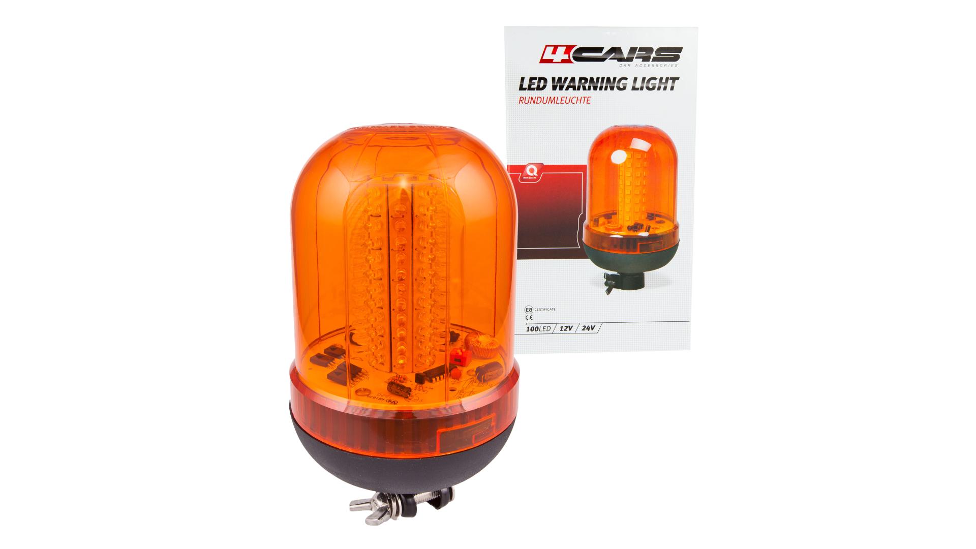 4CARS Vícefunkční výstražné světlo 12/24V 100 LED