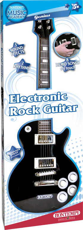 BONTEMPI Kytara Gibson rocková dětská elektronická na baterie Zvuk