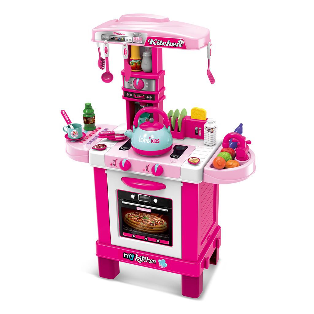 Dětská kuchyňka Baby Mix - růžová