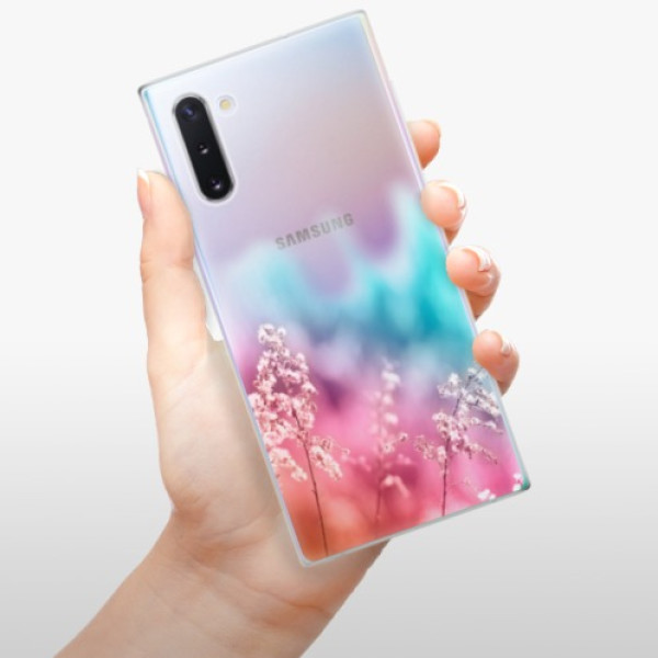 Odolné silikonové pouzdro iSaprio - Rainbow Grass - Samsung Galaxy Note 10