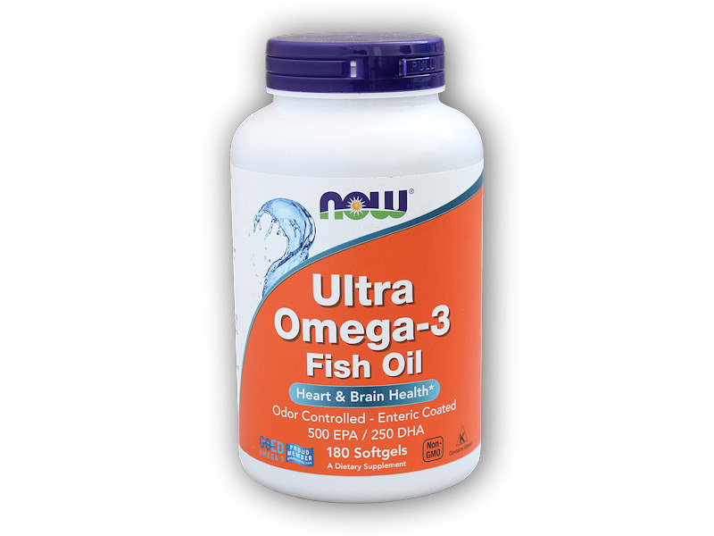 Ultra Omega 3 250 DHA/500 EPA 180 kapslí