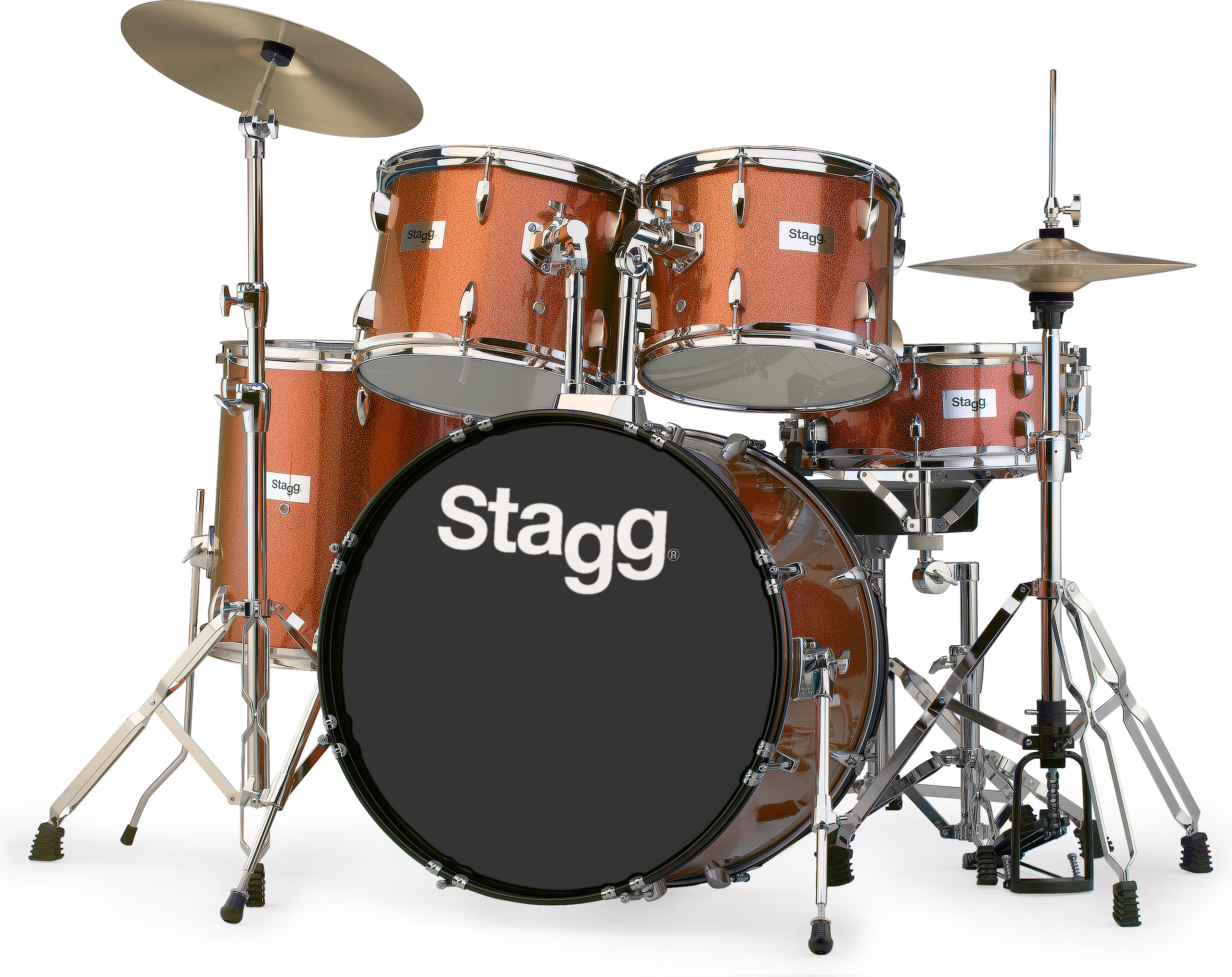 Stagg TIM322B SPBR, bicí sada, hnědá perleť