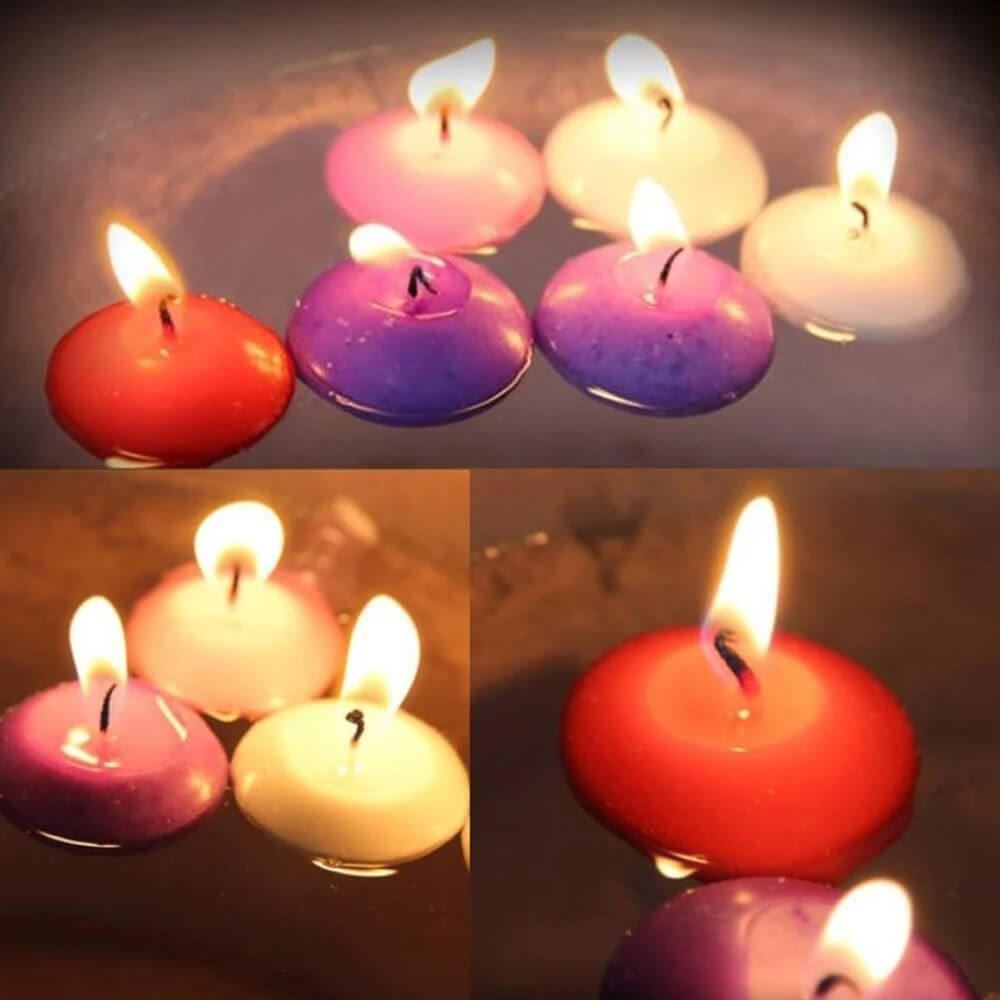4Leaders Domácnost - Plovoucí svíčky - červená