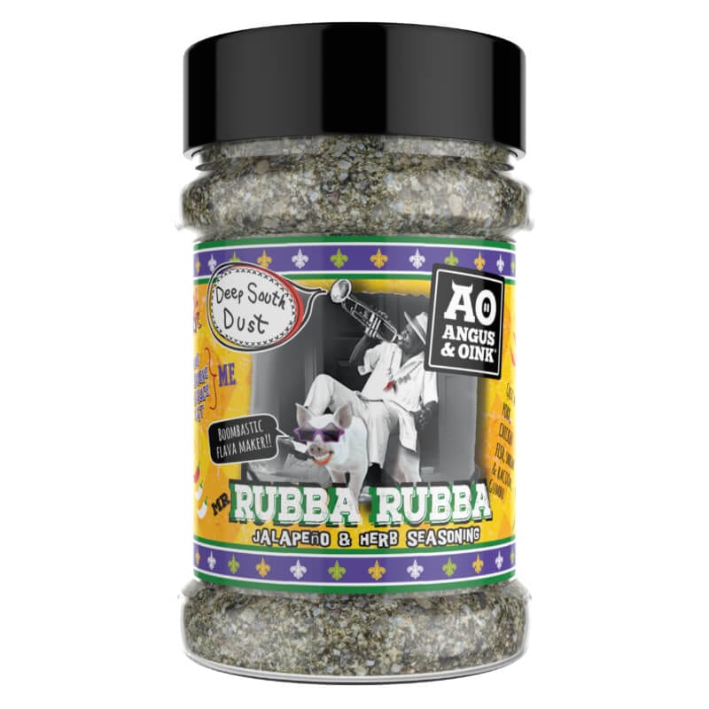 Angus & Oink Rubba Rubba - Jalapeno and herb seasoning, 200 g