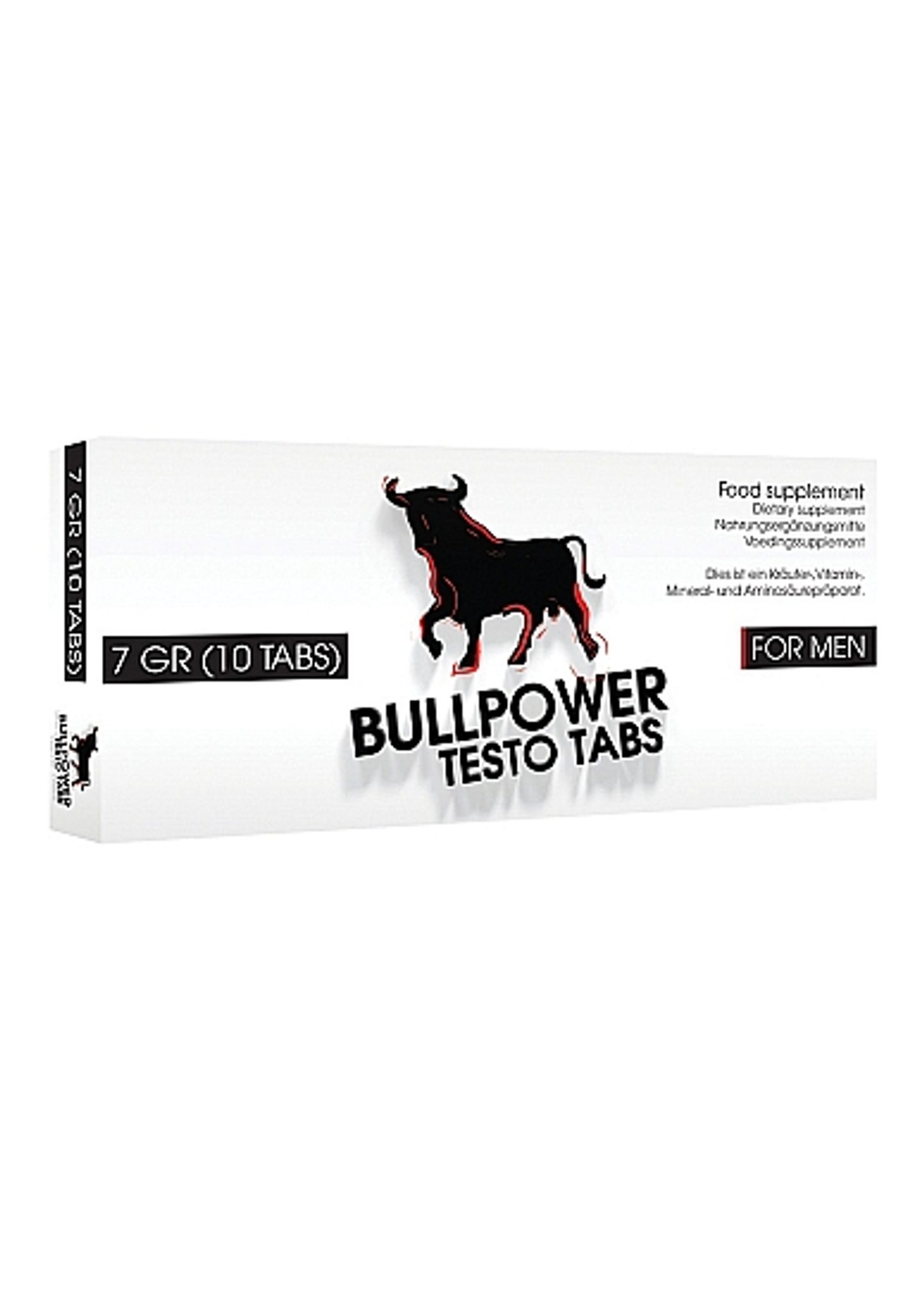 Shots Bull Power Testo Tabs Stimulating Tablets
