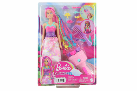 Barbie Princezna s kadeřnickými doplňky HNJ06