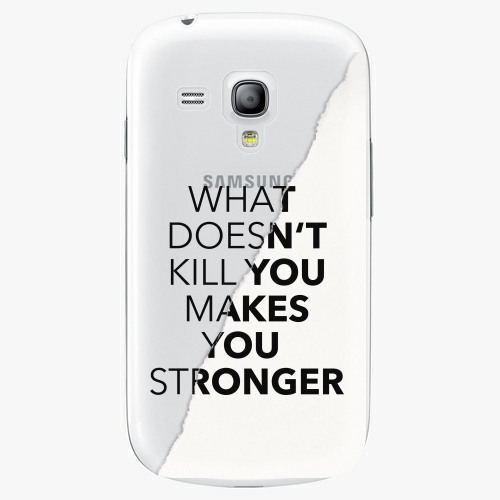 Plastový kryt iSaprio - Makes You Stronger - Samsung Galaxy S3 Mini