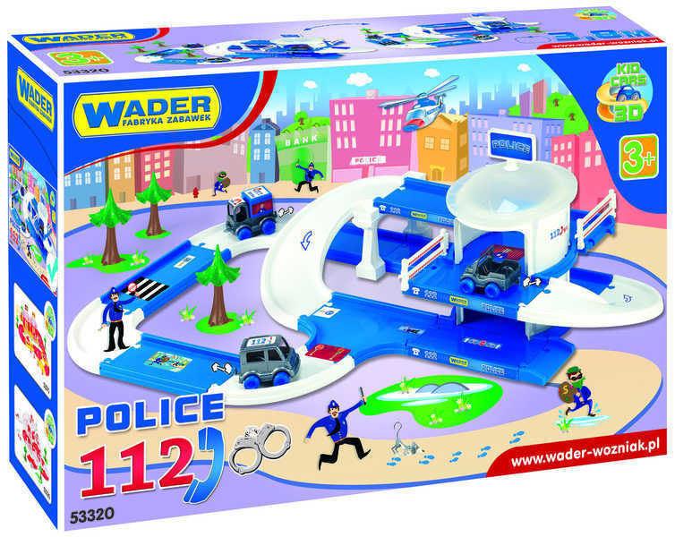 WADER Policejní stanice Kid cars 3D Policie