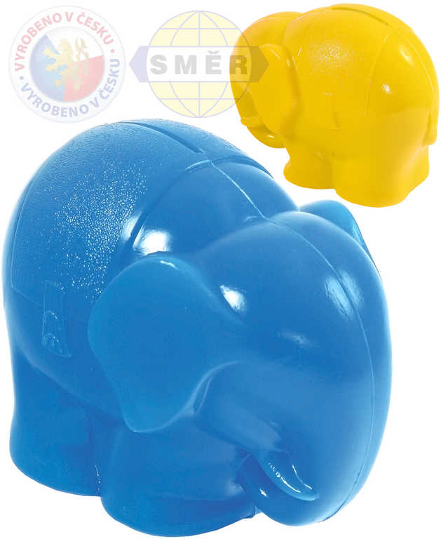 SMĚR Pokladnička (kasička) Slon plastová 2 barvy