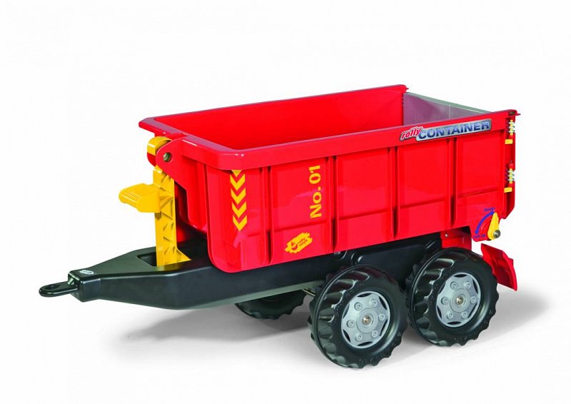 Rolly Toys Accessories - Vlečka za traktor vyklápěcí červená