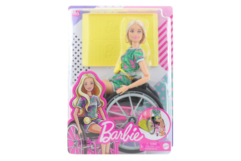 Barbie Modelka na invalidním vozíku - blondýnka GRB93