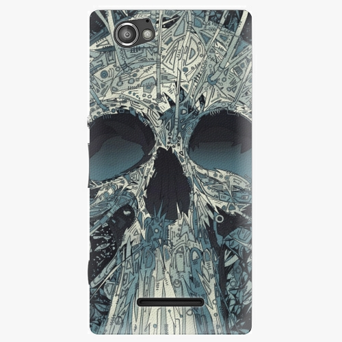 Plastový kryt iSaprio - Abstract Skull - Sony Xperia M