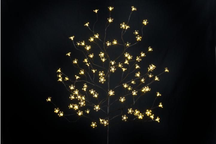 Vánoční dekorace - světelný strom, 150 cm, 96 LED