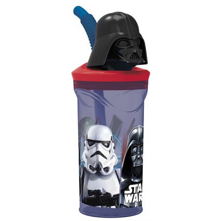 Geekplanet - Sportovní láhev Star Wars s 3D hlavou Darth Vadera - 360 ml