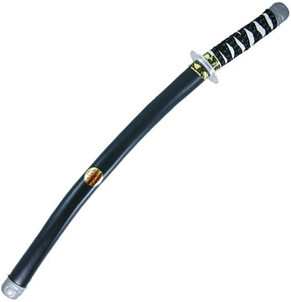 Meč Samuraj 59cm černý v sáčku plast