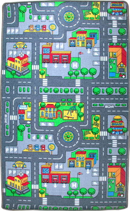 Oboustranný hrací koberec City