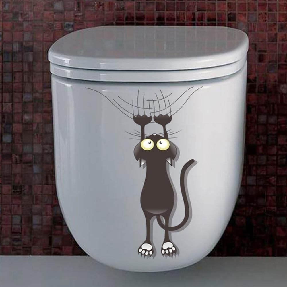 4Leaders Domácnost - Vtipná samolepka - kočka