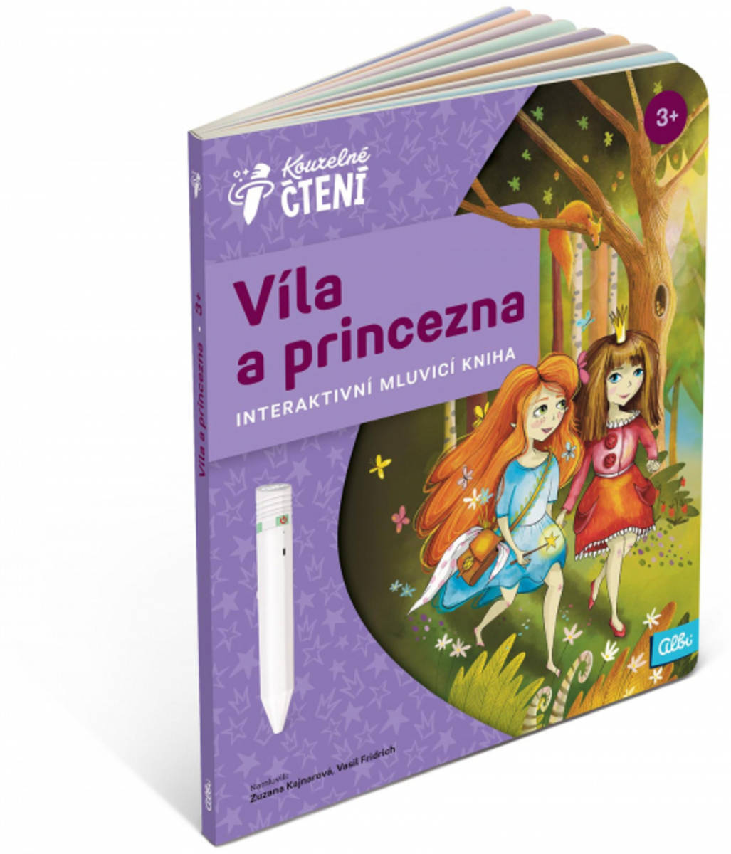 ALBI Kouzelné čtení Kniha interaktivní Víla a princezna