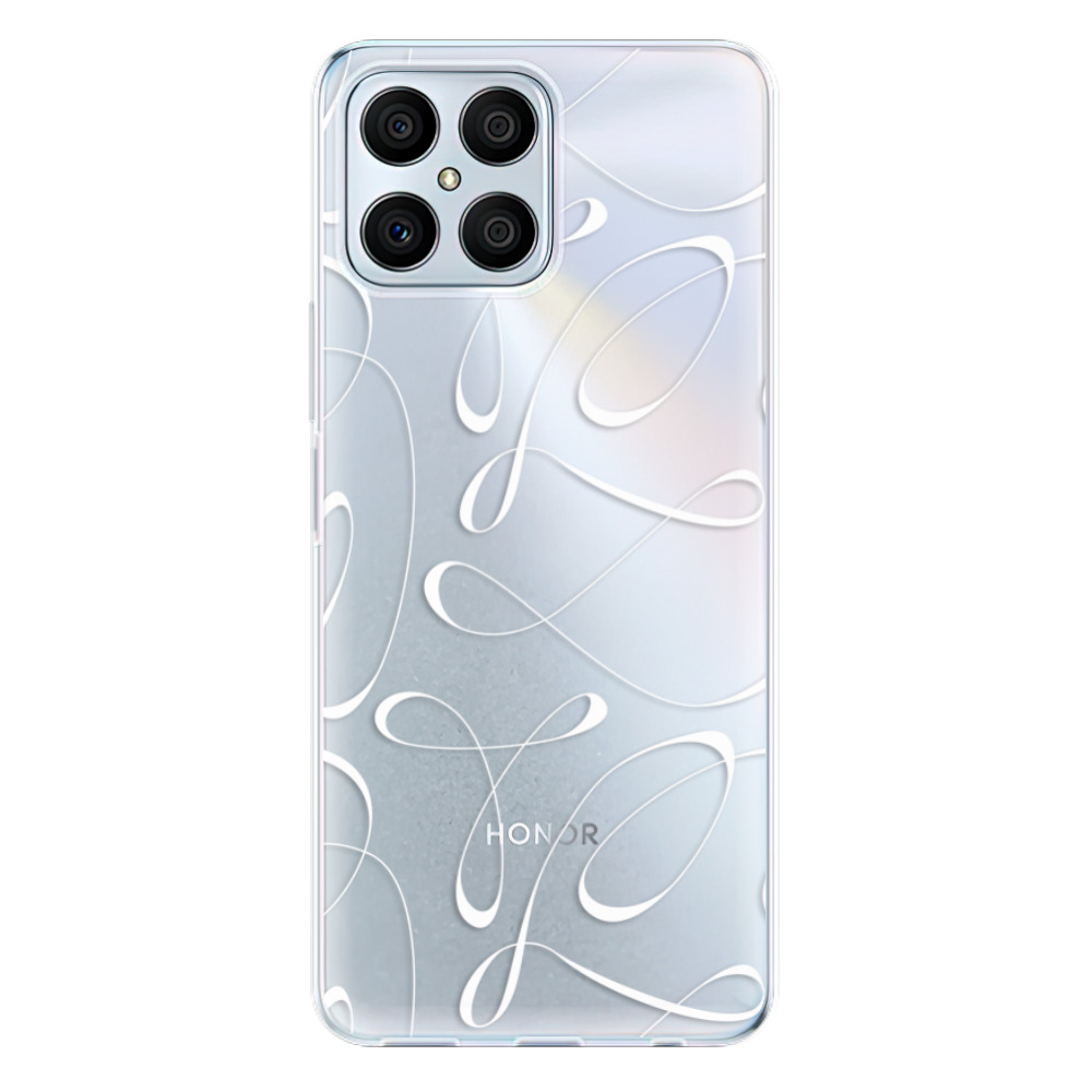 Odolné silikonové pouzdro iSaprio - Fancy - white - Honor X8