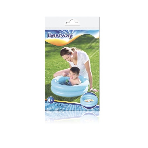 Bazén mini dětský nafukovací 61x15cm 2 barvy v sáčku 2+